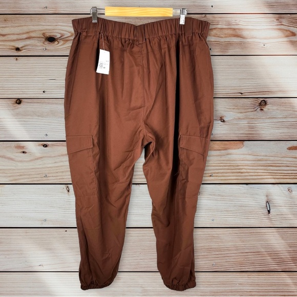 Forever 21 Plus size Brown Cargo Jogger high waist 90s size 4X - Picture 2 of 6